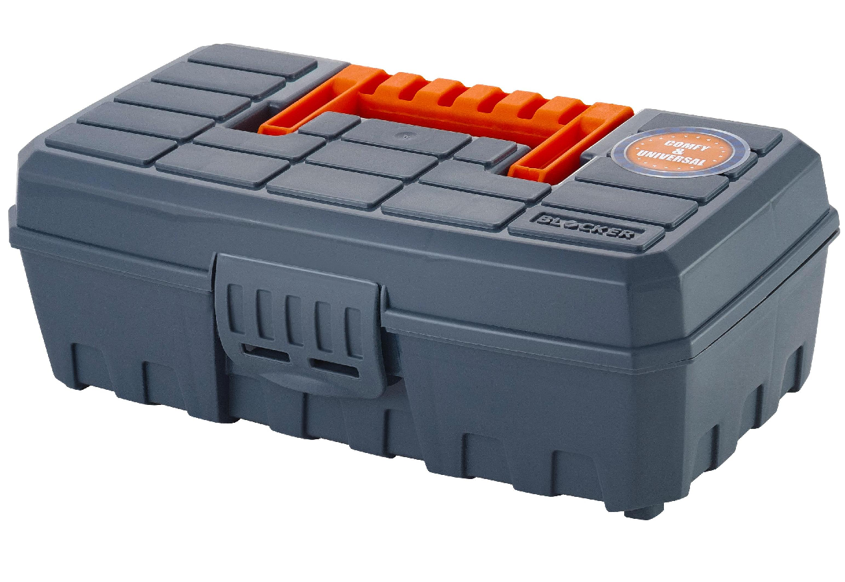 Внешний вид Бокс для хранения Blocker Techniker 9" серо-свинцовый/оранжевый BR365010026