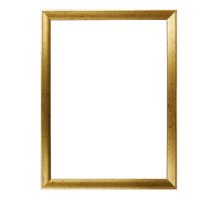 Внешний вид Зеркало 30х48 см золото